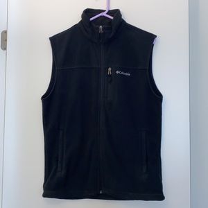 Columbia Black Winter Vest SZ Small Unisex